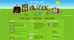 Desktop Screenshot of klicek.cz
